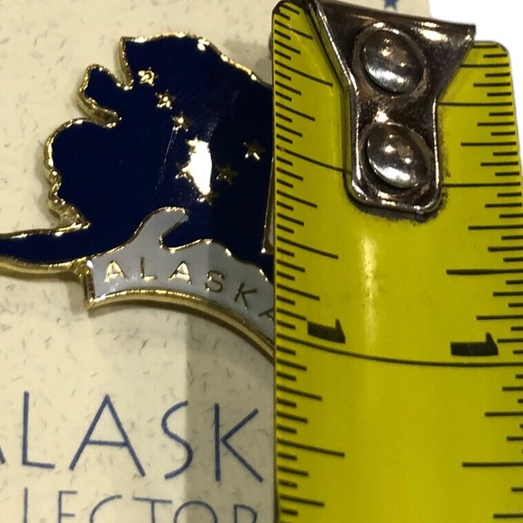 Alaska State Map Big Dipper North Star Lapel Hat Pin Souvenir 1” Tour Guide Swag - Picture 6 of 6
